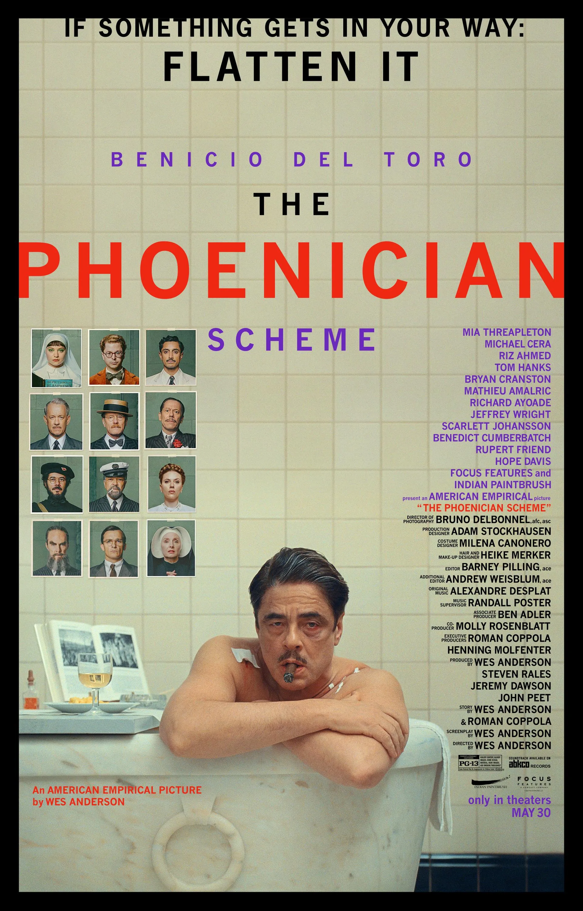 the phoenician sheme cinéma de la buzine